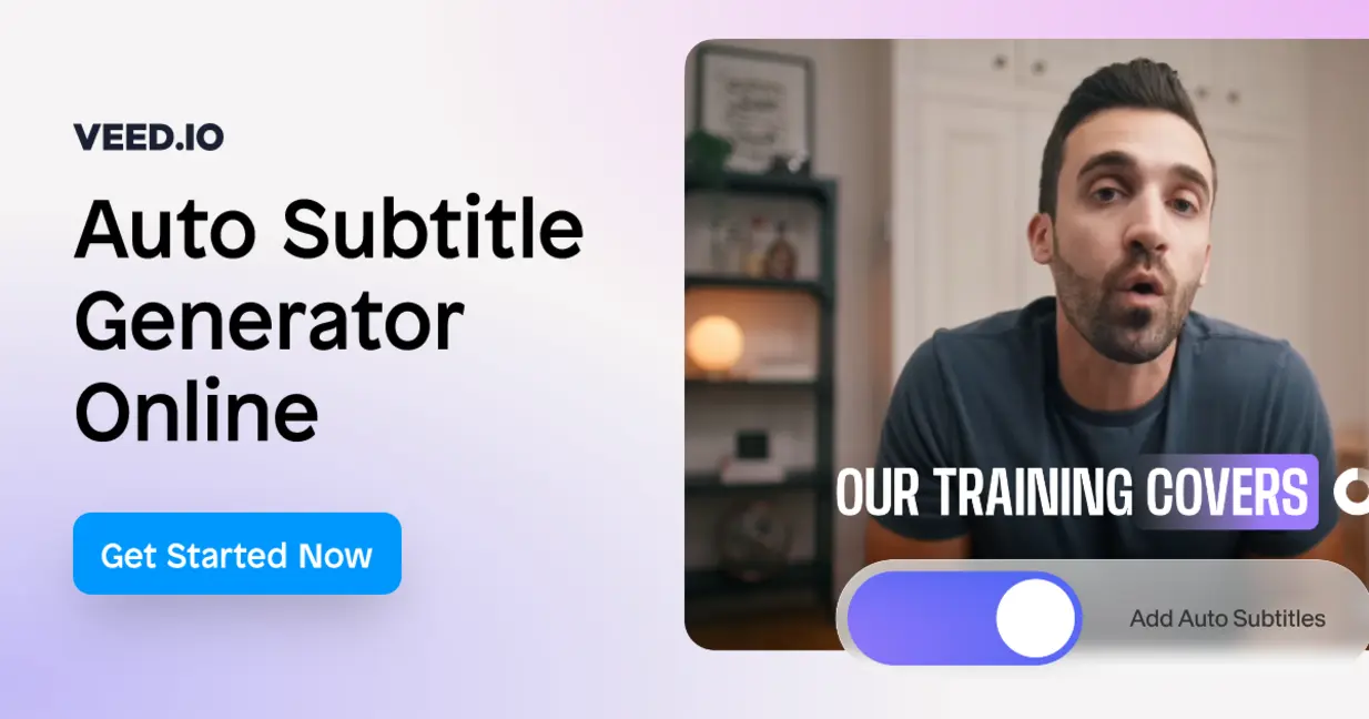 AI subtitle generator preview