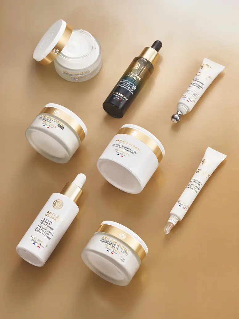 Skincare range comparison image