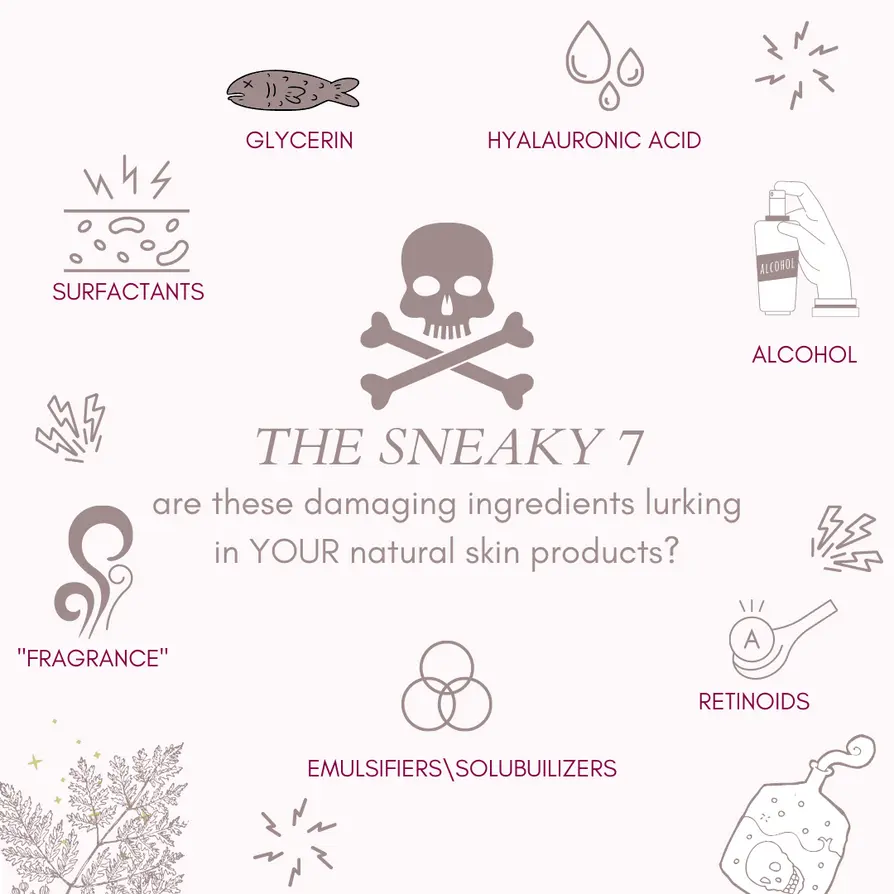 Colorescience mineral sunscreen ingredients chart: zinc oxide, EnviroScreen, peptides, hyaluronic acid, plant extracts.