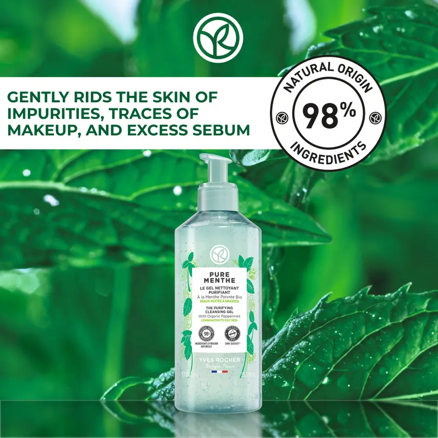 Botanical facial cleanser product Vietnam